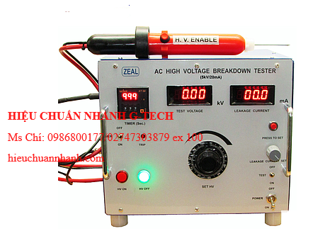 Hiệu chuẩn  thiết bị kiểm tra điện áp đánh thủng ZEAL ZMHV5A-500 (5kV/500mA). Hiệu chuẩn nhanh G-tech Hiệu chuẩn  thiết bị kiểm tra điện áp đánh thủng ZEAL ZMHV5A-500 (5kV/500mA). Hiệu chuẩn nhanh G-tech