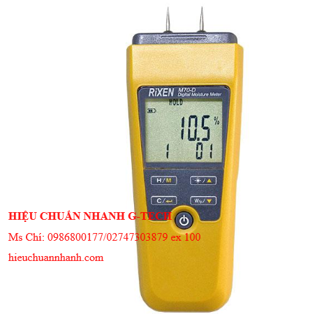 Hiệu chuẩn máy đo độ ẩm gỗ Rixen M70-D. Hiệu chuẩn nhanh,uy tín, chất lượng tại Bình Dương