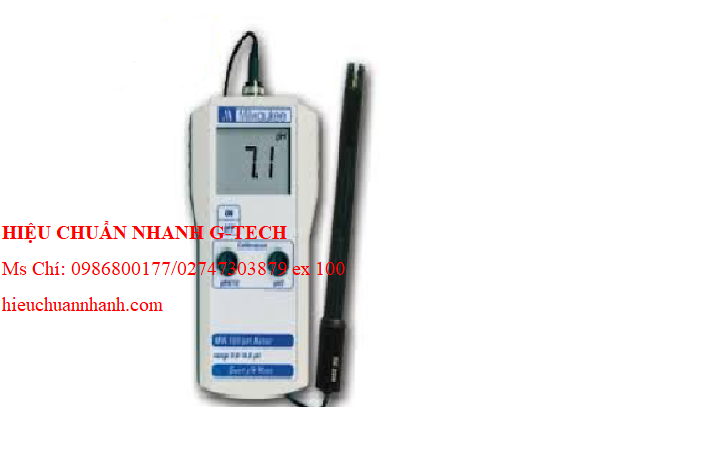 Hiệu chuẩn máy đo pH điện tử cầm tay MILWAUKEE MW100 (0.00~14.00 pH, 0.1 pH). Hiệu chuẩn nhanh, uy tín, chất lượng tại Bình Dương