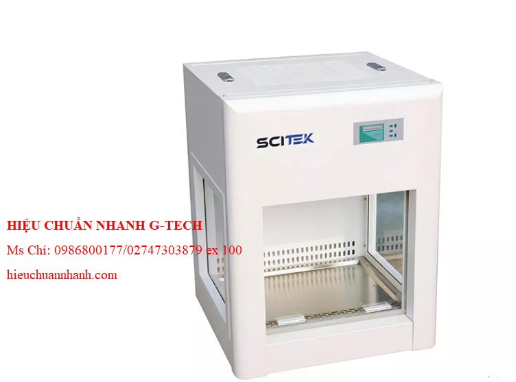  Hiệu chuẩn tủ cấy vi sinh mini Scitek LCB-V500 (LED). Hiệu chuẩn nhanh, uy tín, chất lượng tại Bình Dương
