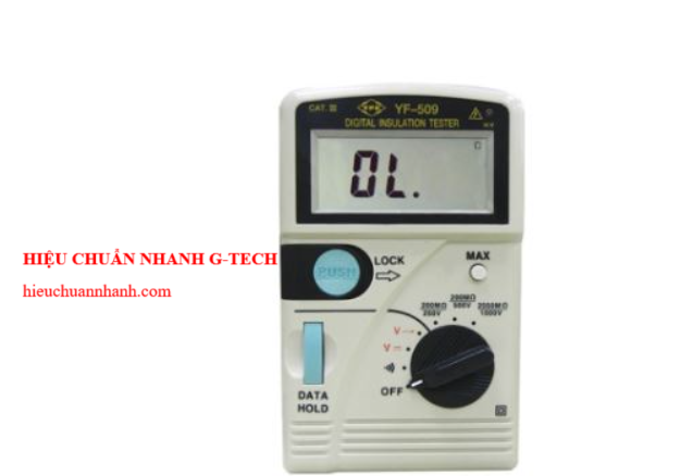 Hiệu chuẩn máy đo điện trở cách điện Tenmars YF-509. Hiệu chuẩn nhanh, uy tín chất lượng tại Quảng Ngãi Hiệu chuẩn máy đo điện trở cách điện Tenmars YF-509. Hiệu chuẩn nhanh, uy tín chất lượng tại Quảng Ngãi