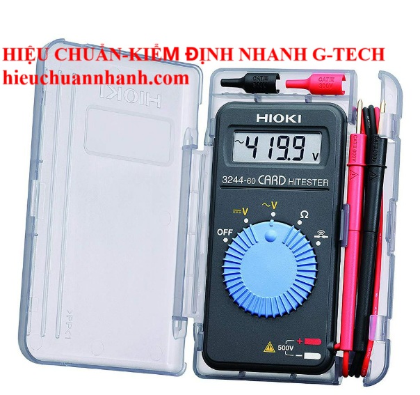 Hiệu chuẩn Đồng hồ vạn năng cầm tay HIOKI 3244-60. Hiệu chuẩn nhanh G-TECH tại BÌNH DƯƠNG