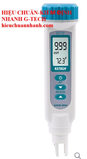 Hiệu chuẩn Máy đo độ mặn và nhiệt độ EXTECH EC170 (0~70.0ppt, 0 to 50°C). Hiệu chuẩn nhanh G-TECH tại ĐÀ NẴNG