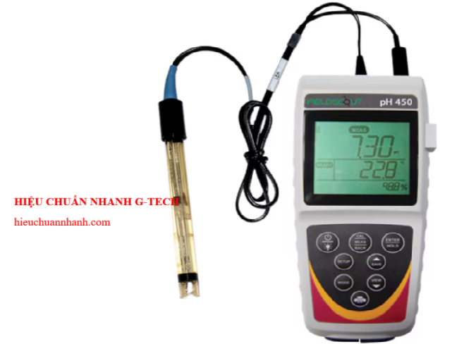 Hiệu chuẩn Bộ ghi dữ liệu độ pH Spectrum Technologies pH450 (4,096 điểm; 1,488 điểm). Hiệu chuẩn uy tín số 1 tại Quảng Ngãi