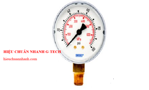 Hiệu chuẩn Đồng hồ đo áp suất Wika 111.10 (16kg/cm²(psi))(dial 63). Hiệu chuẩn uy tín, chất lượng tại Cố Đô Huế