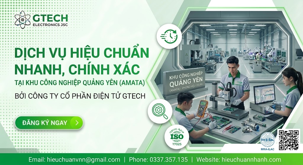 Hiệu Chuẩn Nhanh KCN Quảng Yên (Amata).