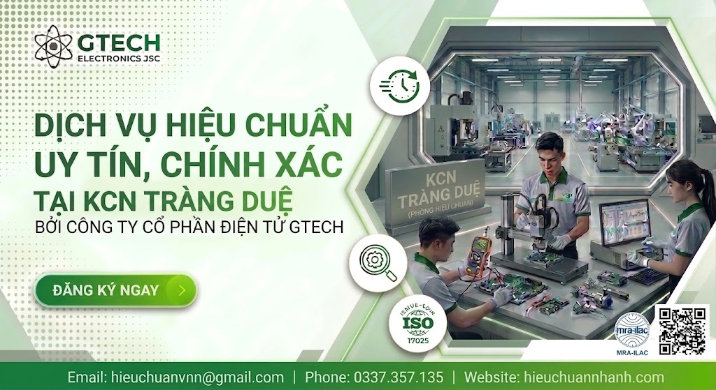 Hiệu Chuẩn Uy Tín KCN Tràng Duệ.