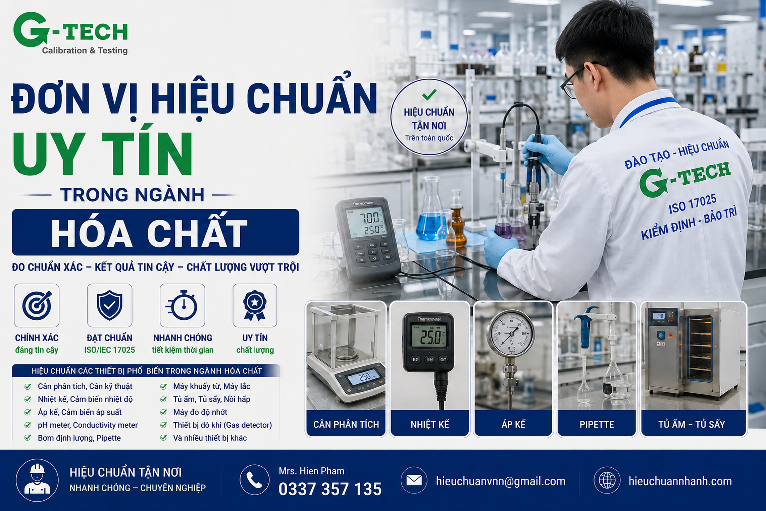 Hiệu Chuẩn Uy Tín Trong Ngành Hóa Chất Tại Thái Bình.