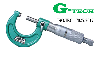 HIỆU CHUẨN PANME ĐO NGOÀI CƠ KHÍ INSIZE 3203-25A (0-25MM/0.01MM)