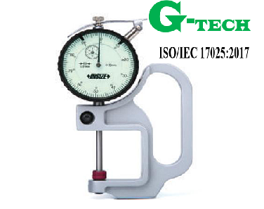 Hiệu chuẩn Đồng hồ đo độ dày vật liệu kiểu cơ INSIZE 2366-30 (0-30mm/ 0.01mm; Loại A.