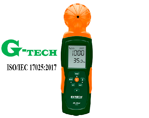HIỆU CHUẨN MÁY ĐO KHÍ CO2, NHIỆT ĐỘ, ĐỘ ẨM CẦM TAY EXTECH CO240.