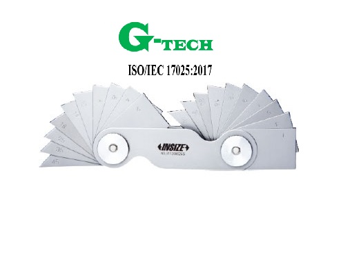 Hiệu chuẩn Dưỡng đo góc INSIZE 4806-20 (20 lá, 1°-45°).