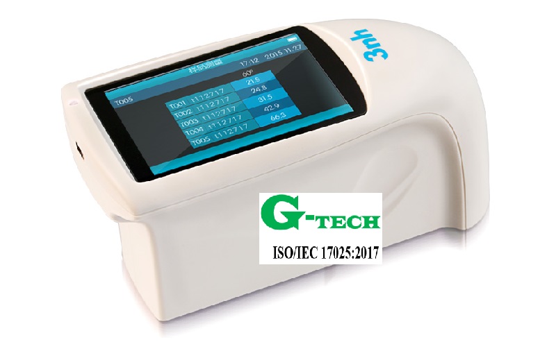 HIỆU CHUẨN MÁY ĐO ĐỘ BÓNG 3NH HG60S (60°: 0~200GU) – G-TECH