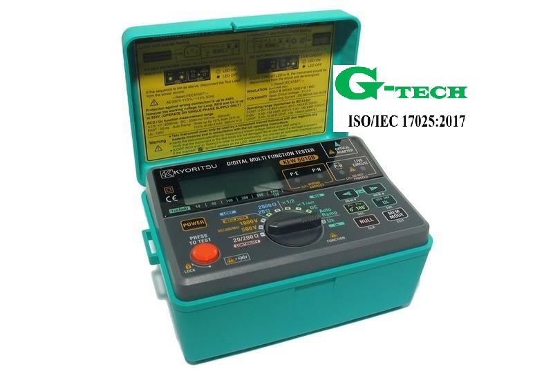 Hiệu chuẩn máy kiểm tra điện đa chức năng KYORITSU KEW 6010B.