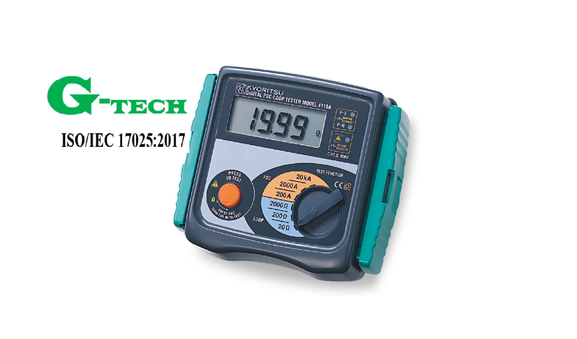 Hiệu chuẩn Máy đo trở kháng vòng lặp KYORITSU 4118A.