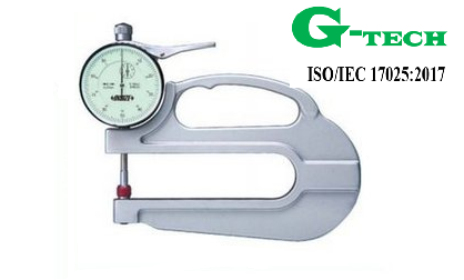 Hiệu chuẩn Đồng hồ đo độ dày vật liệu INSIZE 2365-20B (0-20mm; loại B).