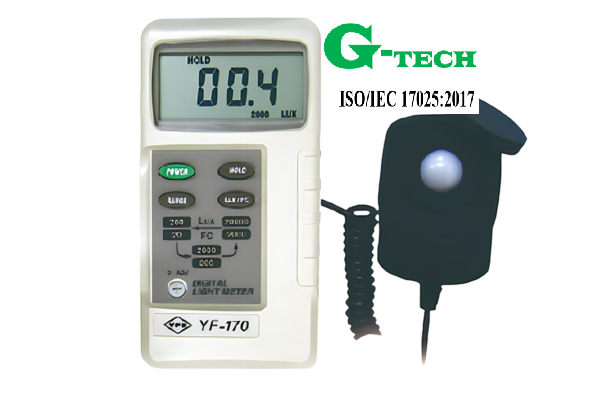 Hiệu chuẩn Thiết bị đo cường độ ánh sáng TENMARS YF-170.