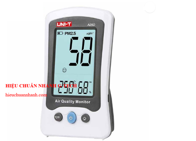 Hiệu chuẩn máy đo nồng độ bụi PM2.5 UNI-T A25D. Hiệu chuẩn G-tech, dịch vụ uy tín